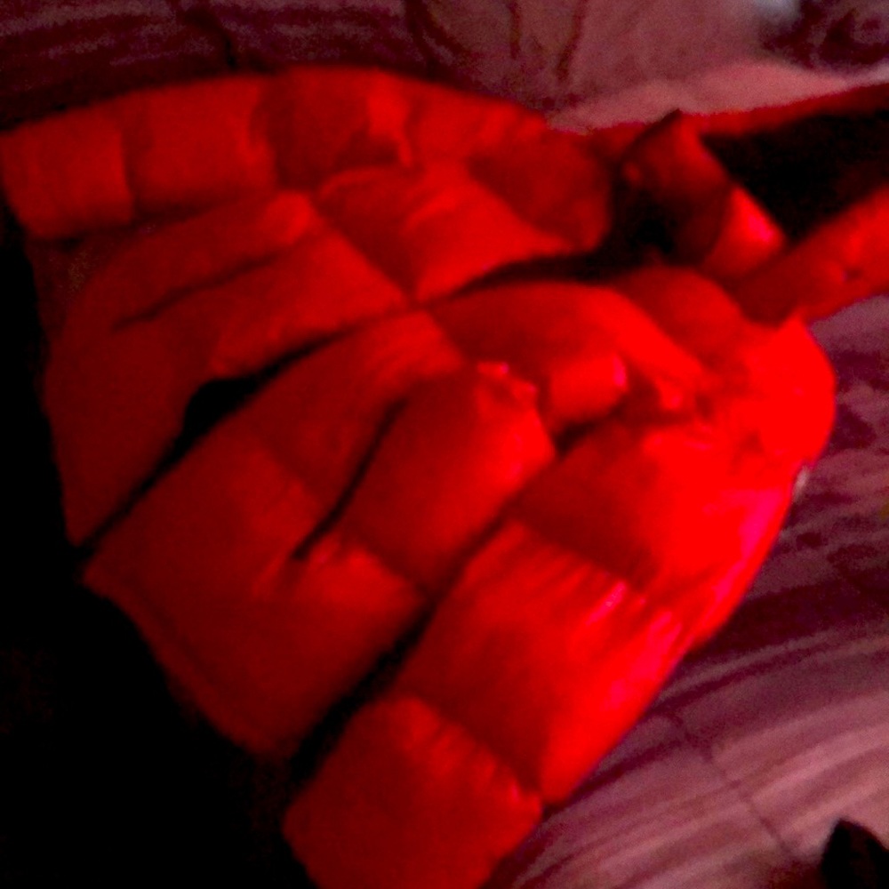 Red Rebels puff jacket bran new size L